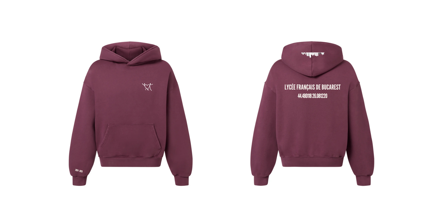 BURGUNDY HOODIE